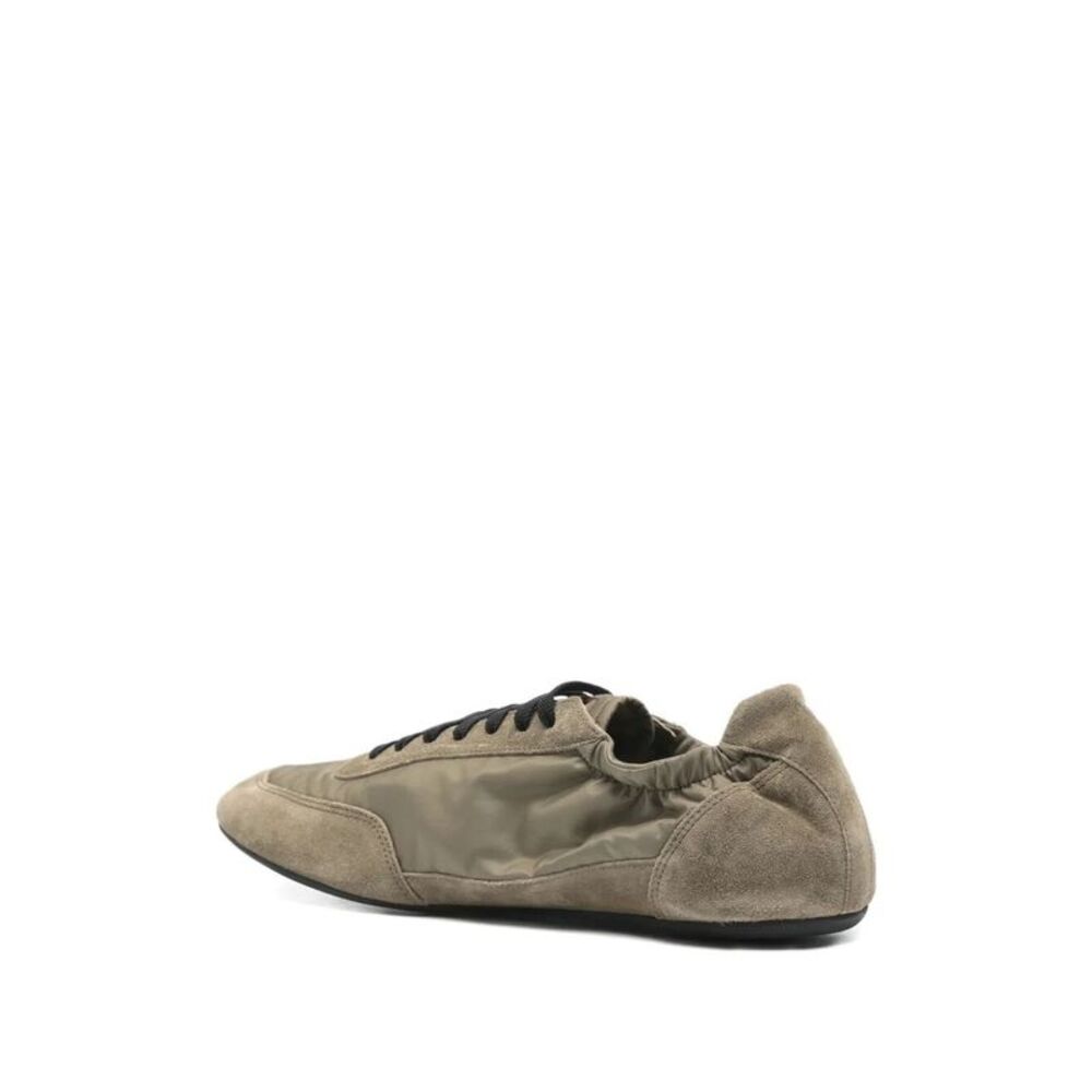 Prada Men Collapse Re-Nylon And Suede Elasticized Sneakers - Picture 3 of 4